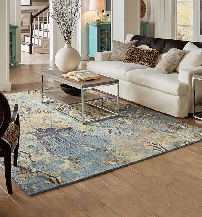 Living room rug design | Dudley Moore Awning & Floor Covering Inc.